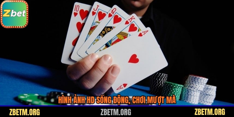 Hình ảnh HD sống động, chơi mượt mà