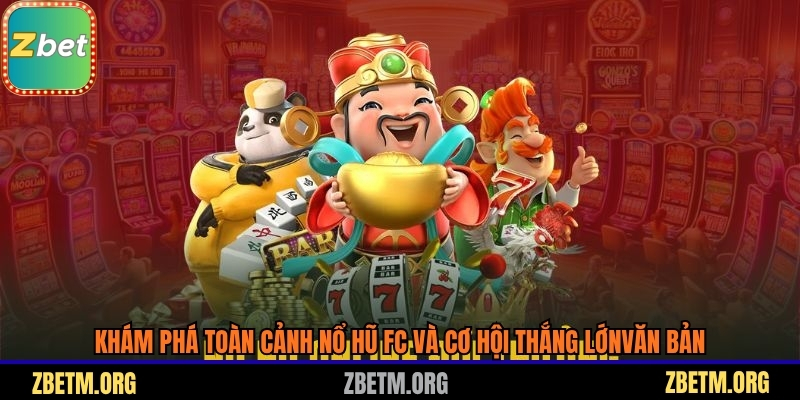 Khám phá toàn cảnh nổ hũ FC , cơ hội thắng lớn